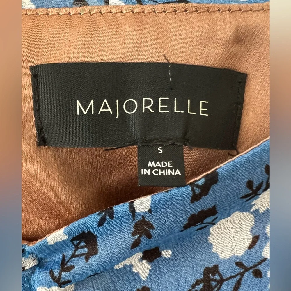 MAJORELLE Ailish Mini Dress in Blue Ditsy - Picture 5 of 6